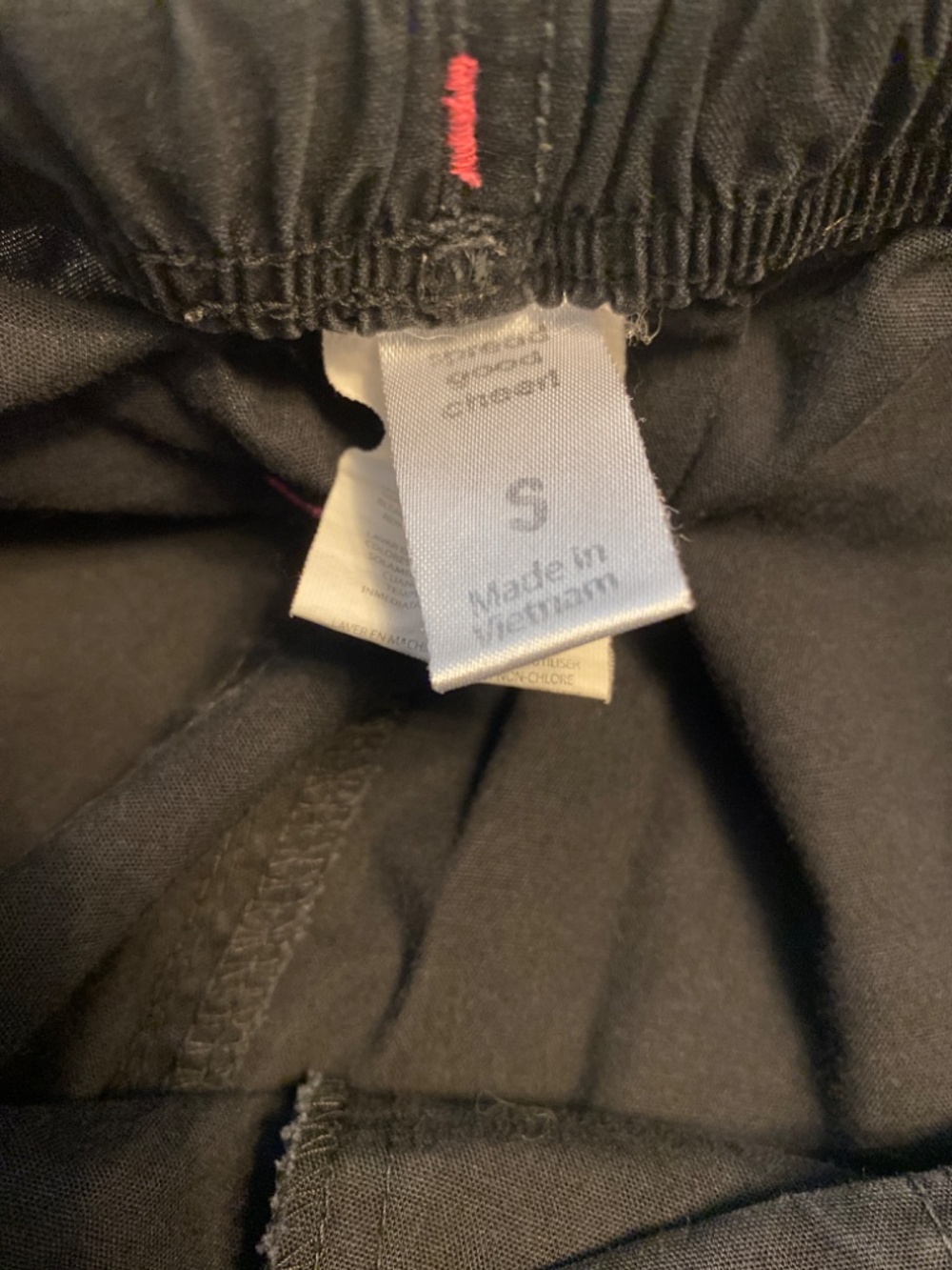 Black and Pink Wonderwink Scrub Bottoms Size Small - Picture 5 of 6